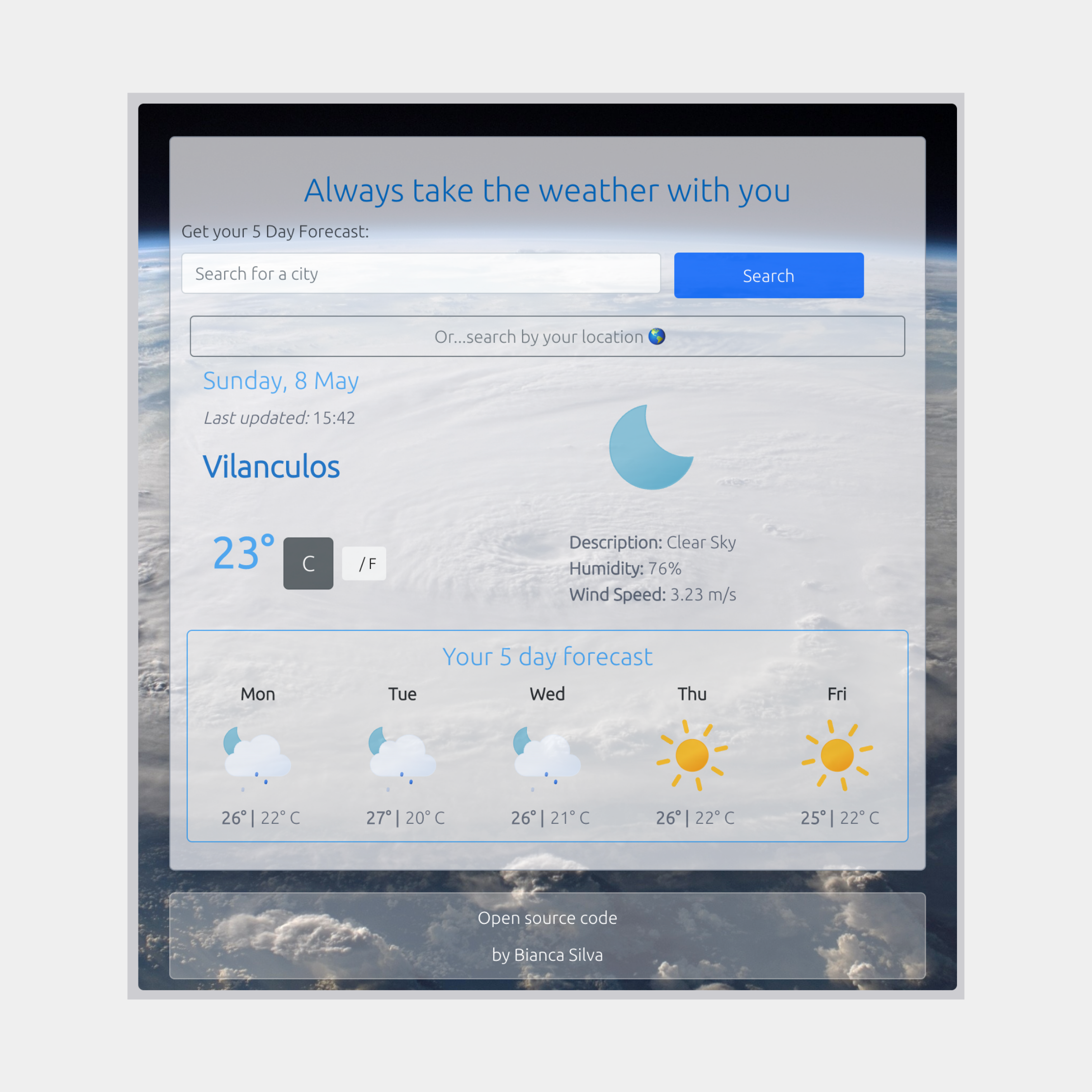 React Weather App